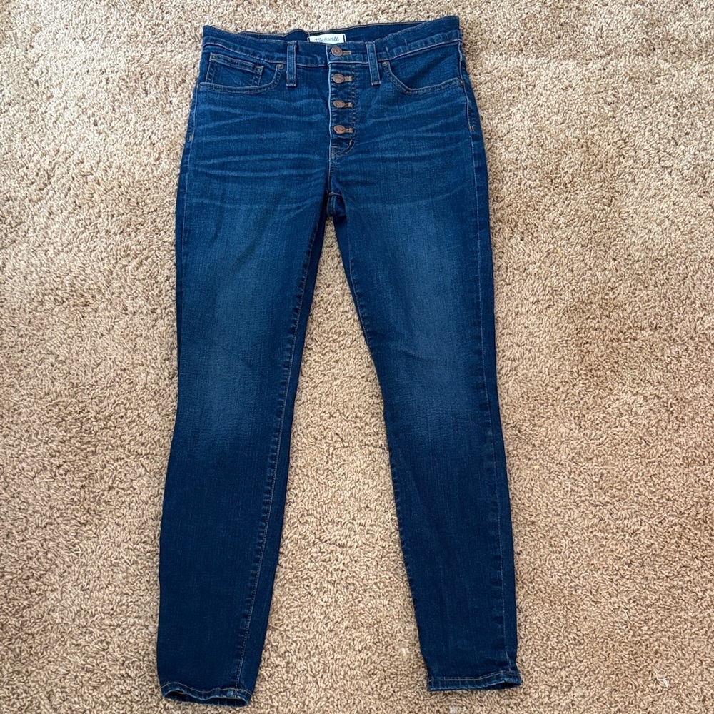 Madewell Dark Blue Skinny Jeans